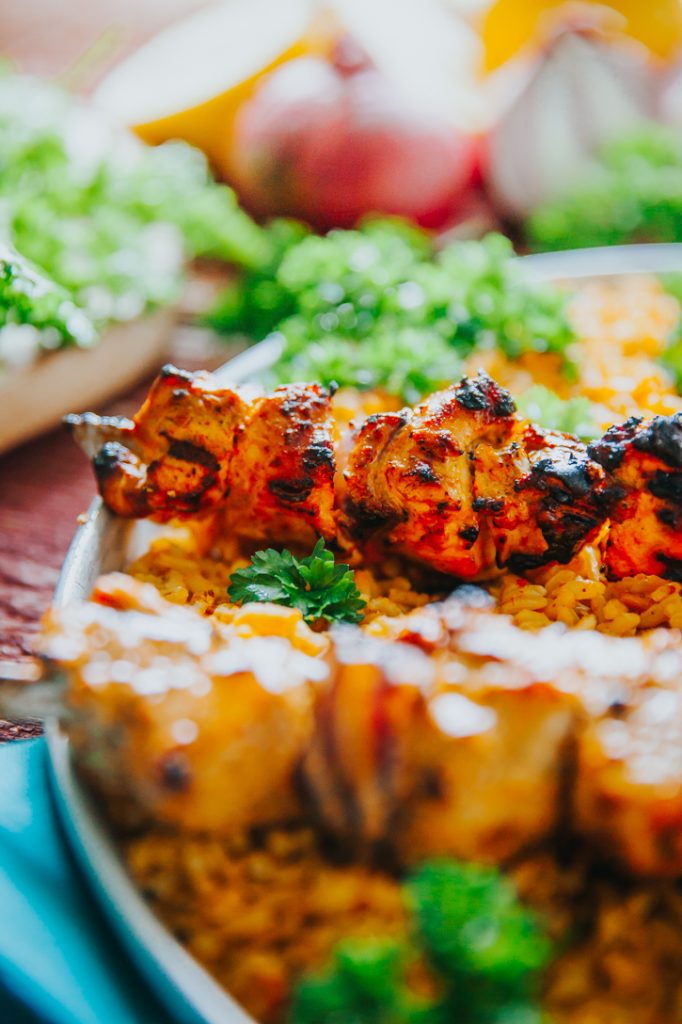 Tandoori Chicken Kabobs | A-Yo Kitchen